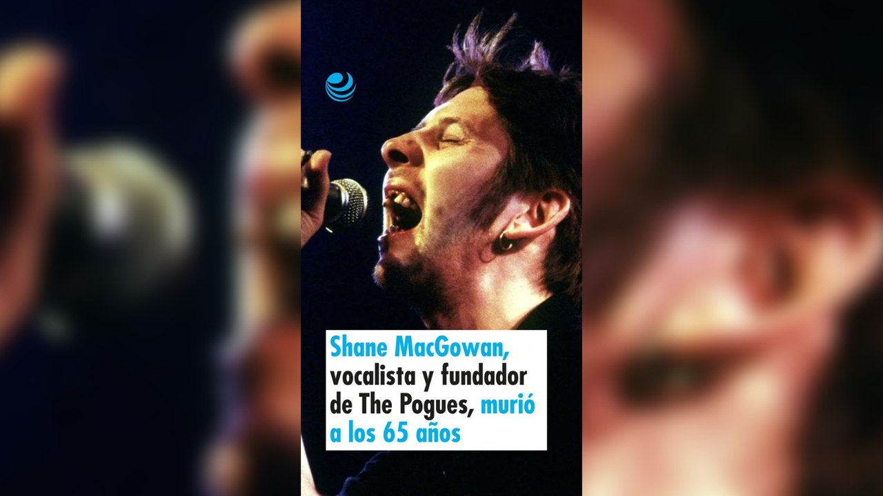 Shane MacGowan, vocalista y fundador de The Pogues, murió a los 65 años