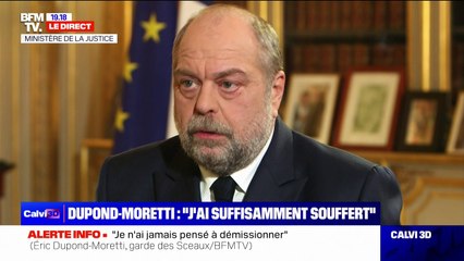 Éric Dupond-Moretti sur le meurtre de Thomas: "C'est un drame absolu"