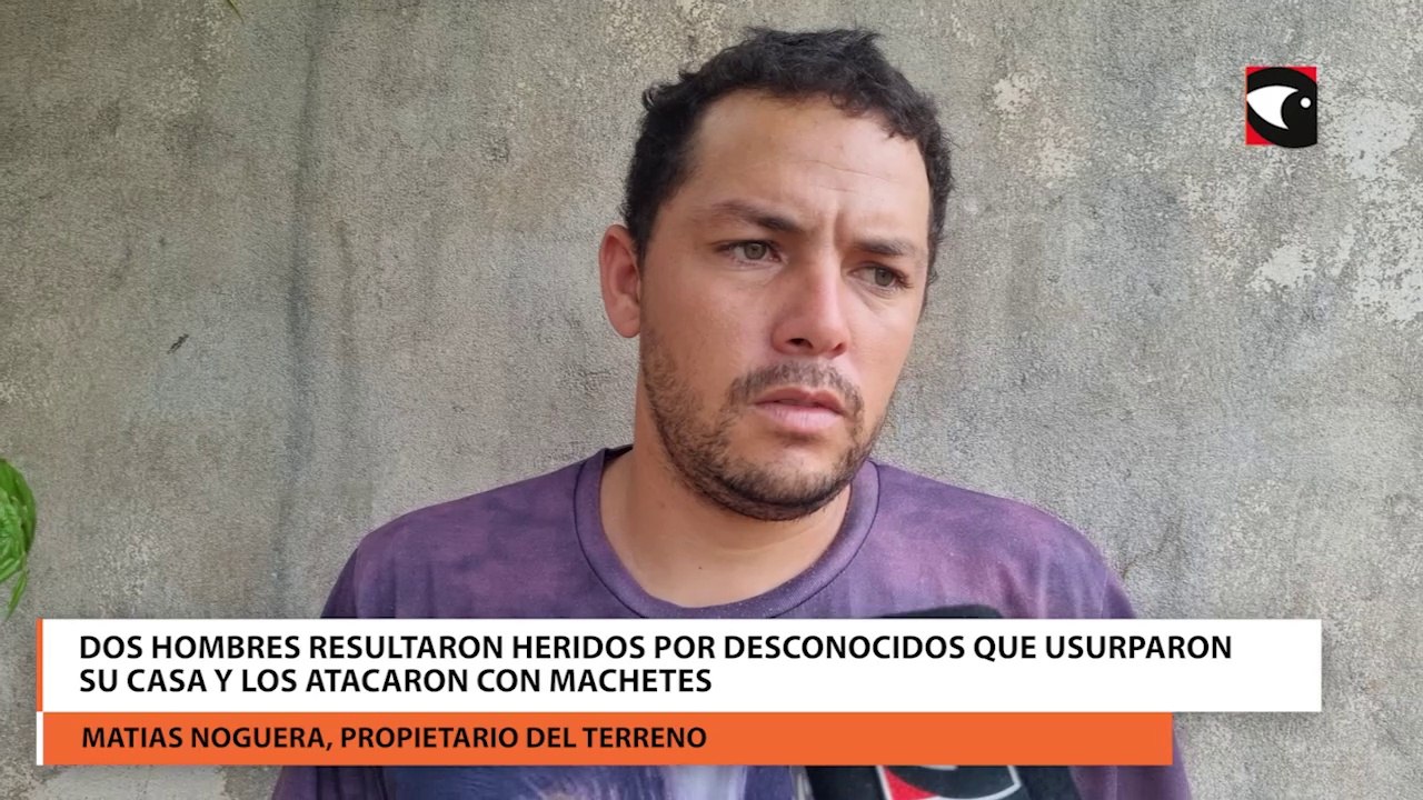 Posadas | Dos heridos luego de haber sido atacados con machetes por desconocidos que usurparon su terreno: uno de ellos está internado