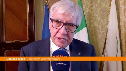 Stella "Ruolo professionisti importante, politica se ne accorga"
