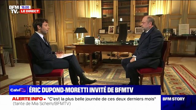 On a attaque mon honneur : Éric Dupond-Moretti s'exprime sur BFMTV après sa relaxe par la Cour de Justice de la République dans son procès pour prise illégale d’intérêts