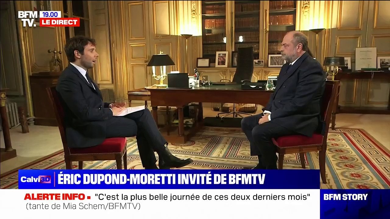 "On a attaque mon honneur": Éric Dupond-Moretti s'exprime sur BFMTV après sa relaxe par la Cour de Justice de la République dans son procès pour prise illégale d’intérêts