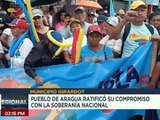 Aragua | Habitantes del municipio Girardot ratifican su compromiso con la soberanía nacional