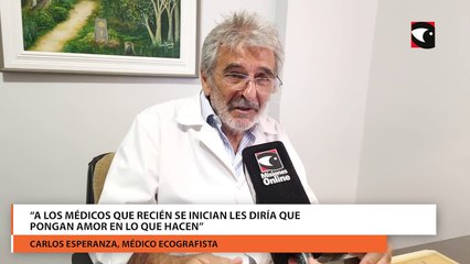 “A los médicos que recién se inician les diría que pongan amor en lo que hacen”