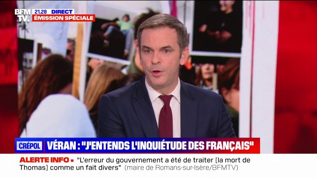 Olivier Véran sur l'insécurité: J'entends l'inquiétude des Français qui me disent qu'ils ont peur que nos institutions ne suffisent pas à régler les problèmes