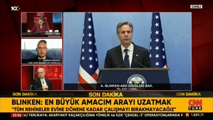 ABD Dışişleri Bakanı Blinken: Gazze'nin güneyinde aynı şeyler olmayacak