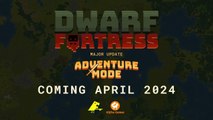 Tráiler y fecha del Modo Aventura para Dwarf Fortress