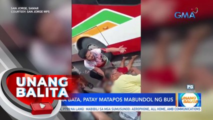 6-anyos na bata, patay matapos mabundol ng bus | UB