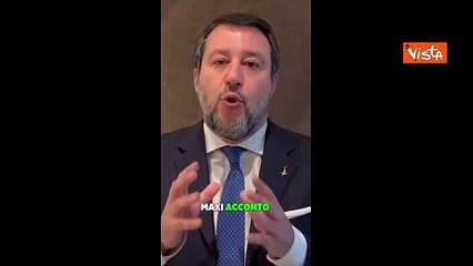 Salvini: "Niente incubo maxi acconto a novembre per milioni partite Iva"