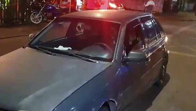 Motociclista fica ferido em acidente na Rua Altemar Dutra
