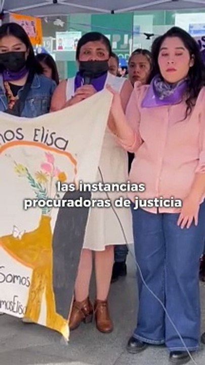 Manifestación en apoyo a Elisa Xolalpa
