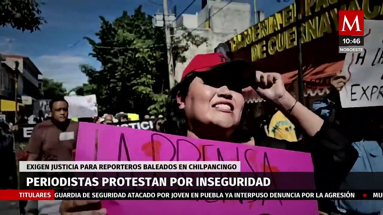 Periodistas protestan por inseguridad en Guerre...