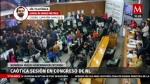 Jorge Álvarez Máynez habla sobre la irrupción en Congreso de NL