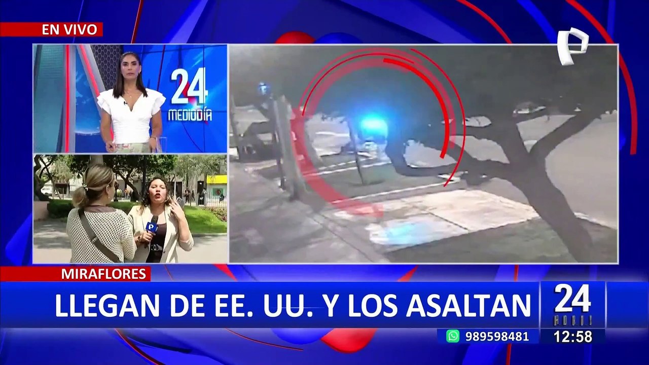 Miraflores: Familia que regresó de Estados Unidos es víctima de violento asalto