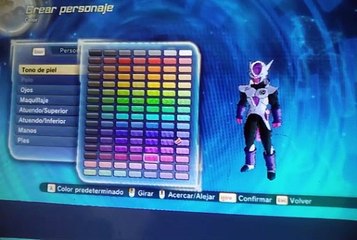 Dragon Ball Xenoverse 2 creacion de personaje