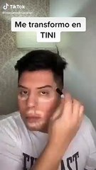 Mariano de la Canal se transformó en Tini