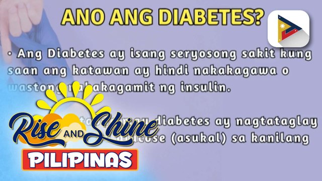 SAY ni DOK | Alamin kung ano nga ba ang diabetes at ang mga sintomas nito