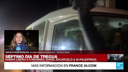 Download Video: Informe desde Jerusalén: Hamás liberó ocho rehenes; Israel excarceló a 30 palestinos