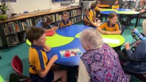 School students meet with elderly residents in Mackay