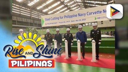 Dalawang barko ng PH Navy, sinimulan na ang construction sa South Korea