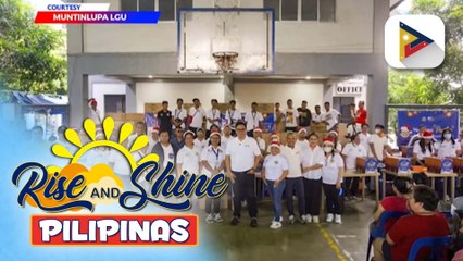 GOVERNMENT AT WORK: Muntinlupa LGU, ipinagpatuloy ang pamamahagi ng Pamaskong handog