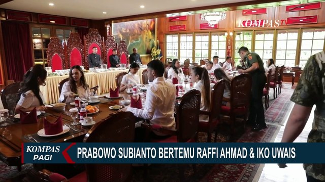 Prabowo Subianto Terima Kedatangan Artis dan Influencer, Ada Raffi Ahmad dan Iko Uwais!