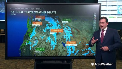 Travel delays possible in many parts of the US this Friday
