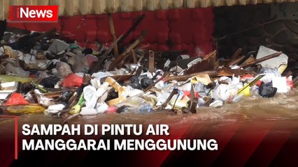 Status Siaga 3 Pintu Air Manggarai, Sampah Menggunung