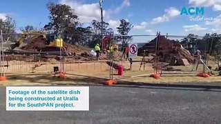 Armidale Express SouthPAN satellite dish opened in Uralla, 2023