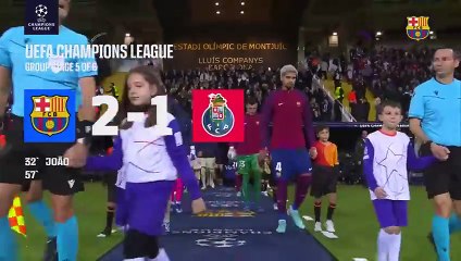 HIGHLIGHTS ｜ FC BARCELONA 2 vs 1 PORTO ｜ UEFA CHAMPIONS LEAGUE 2023⧸24