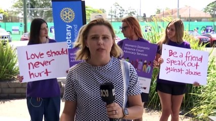 Hundreds march against domestic violence in Ballina rally