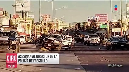 Asesinan al Jefe de policía de Fresnillo