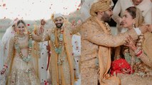 Malvika Raaj Pranav Bagga Wedding Inside Video Viral, Golden Lehenga Unique Varmala-kalira पहनकर...|