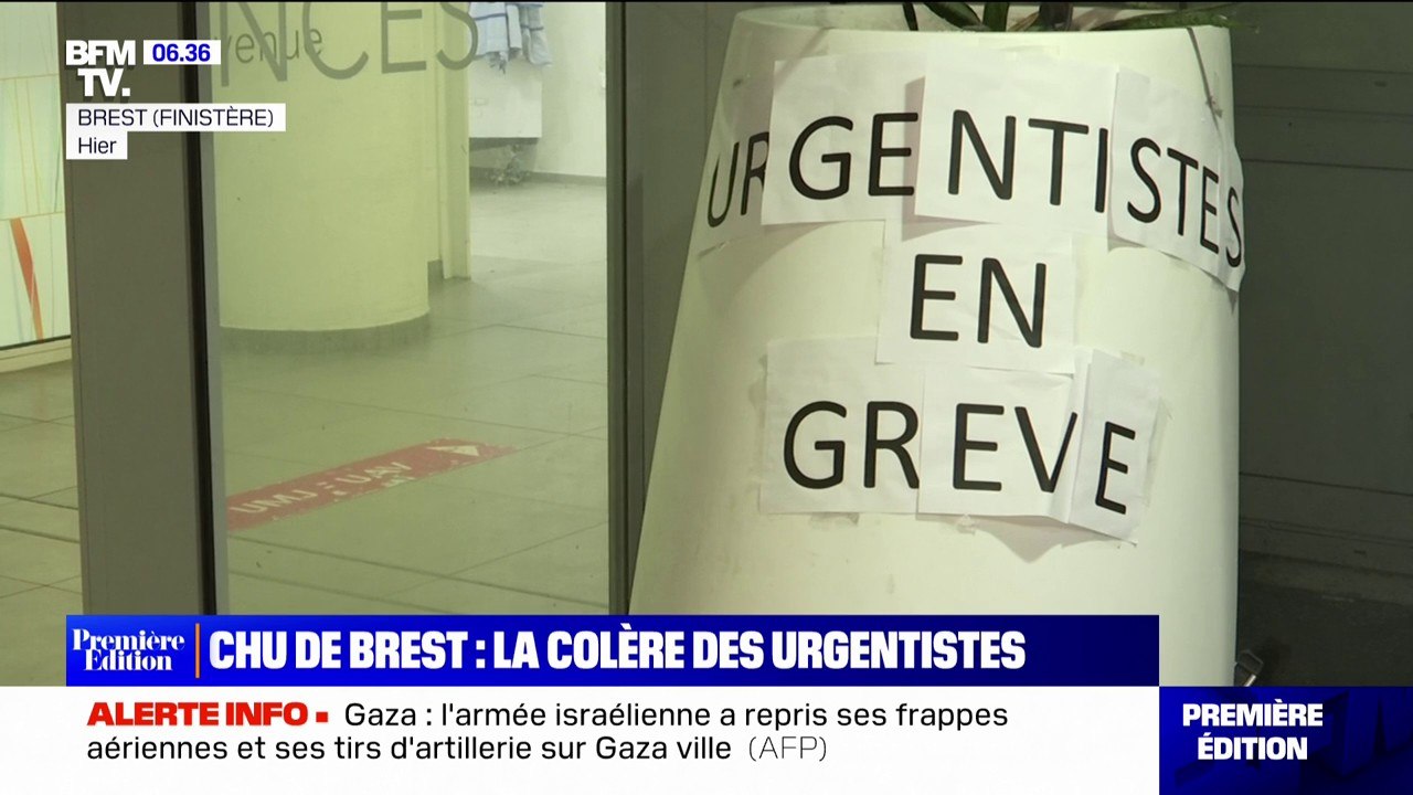 Les urgentistes du CHU de Brest en grève depuis trois semaines, le plan blanc activé