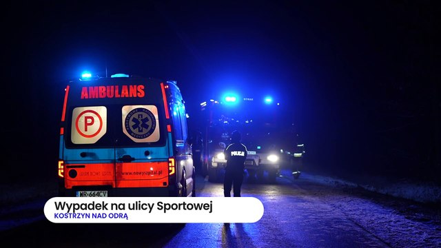 Gazeta Lubuska. Kostrzyn nad Odrą. Wypadek na ul. Sportowej