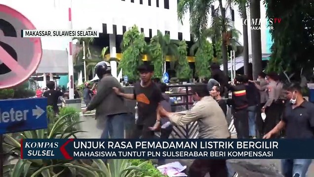 Unjuk Rasa Pemadaman Listrik Bergilir PLN Sulserabar didesak Beri Kompensasi
