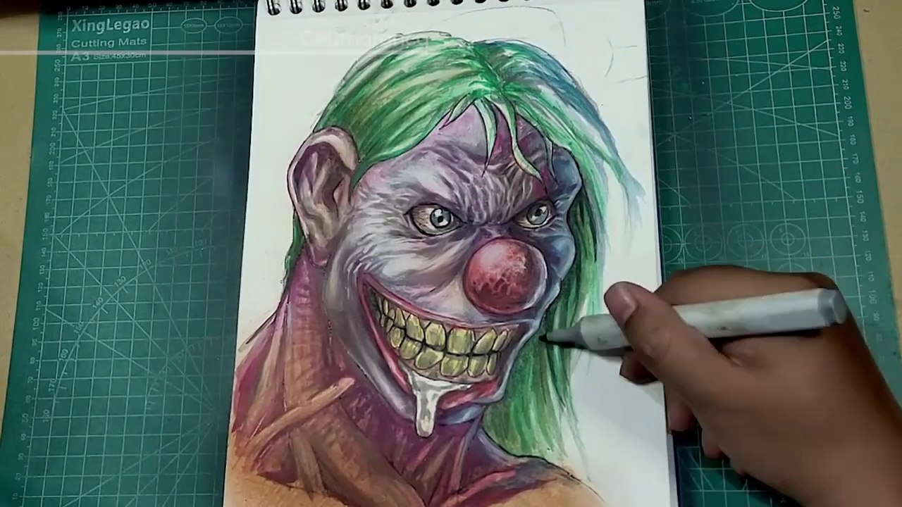 CLOWN DRAW , Unleash Your Inner Artist with this Fun Killer Clown Drawing Experience