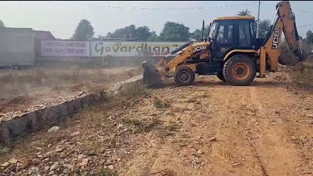 19 बीघा कृषि भूमि पर पांच अवैध कॉलोनी की ध्वस्त
