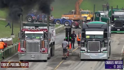 Big Rig Loaded Drag Racing Compilation
