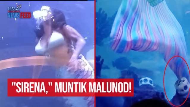 Sirena, muntik malunod! | GMA Integrated Newsfeed