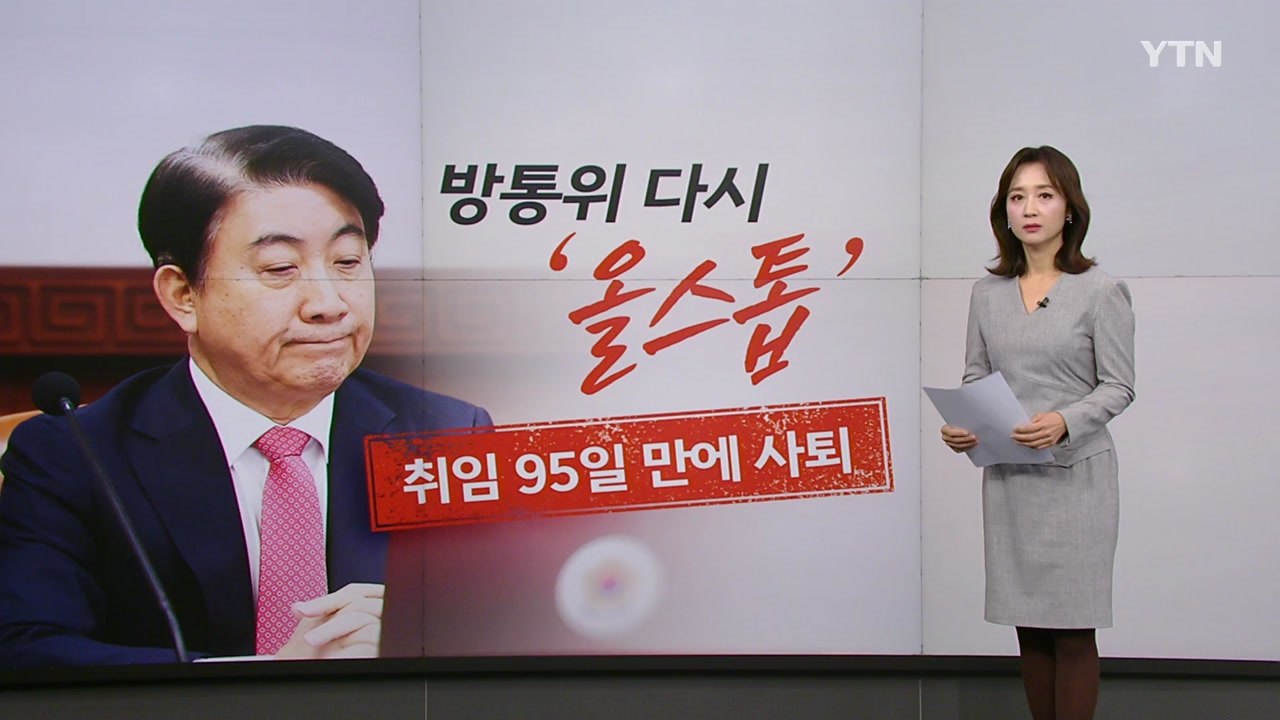 이동관 사퇴로 '1인 방통위'...또 개점 휴업 [앵커리포트] / YTN