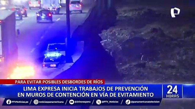Fenómeno El Niño: trabajos de limpieza del cauce del río Rímac van en un 80%