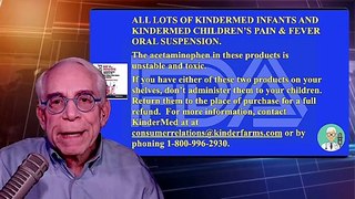 KinderMed Pain & Fever Contains A Spoiled Drug