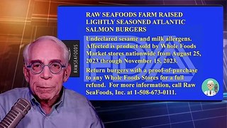 Raw SeaFoods Salmon Burgers Have Hidden Allergens