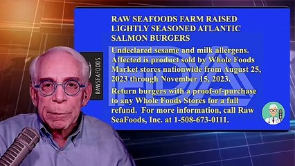 Raw SeaFoods Salmon Burgers Have Hidden Allergens