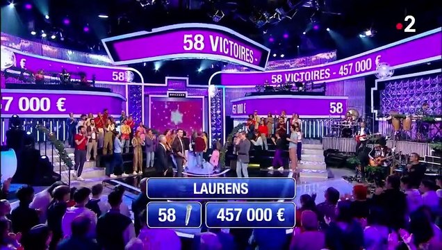 Le deuxième plus grand Maestro de N'oubliez pas les paroles , Laurens, s'est fait éliminer. France 2