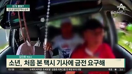 강도로 돌변한 택시 승객…안전벨트 덕분에 구사일생