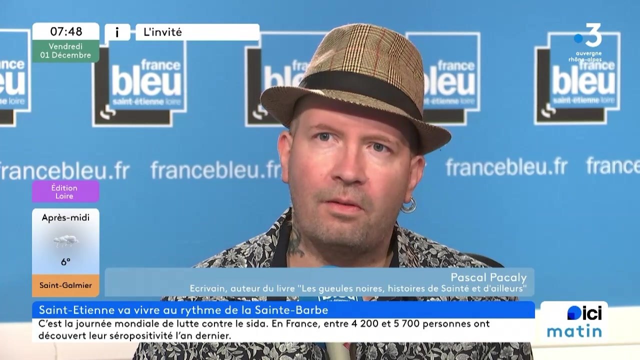 Pascal Pacaly, auteur de "Les Gueules Noires, une histoires de Sainté et d'ailleurs"