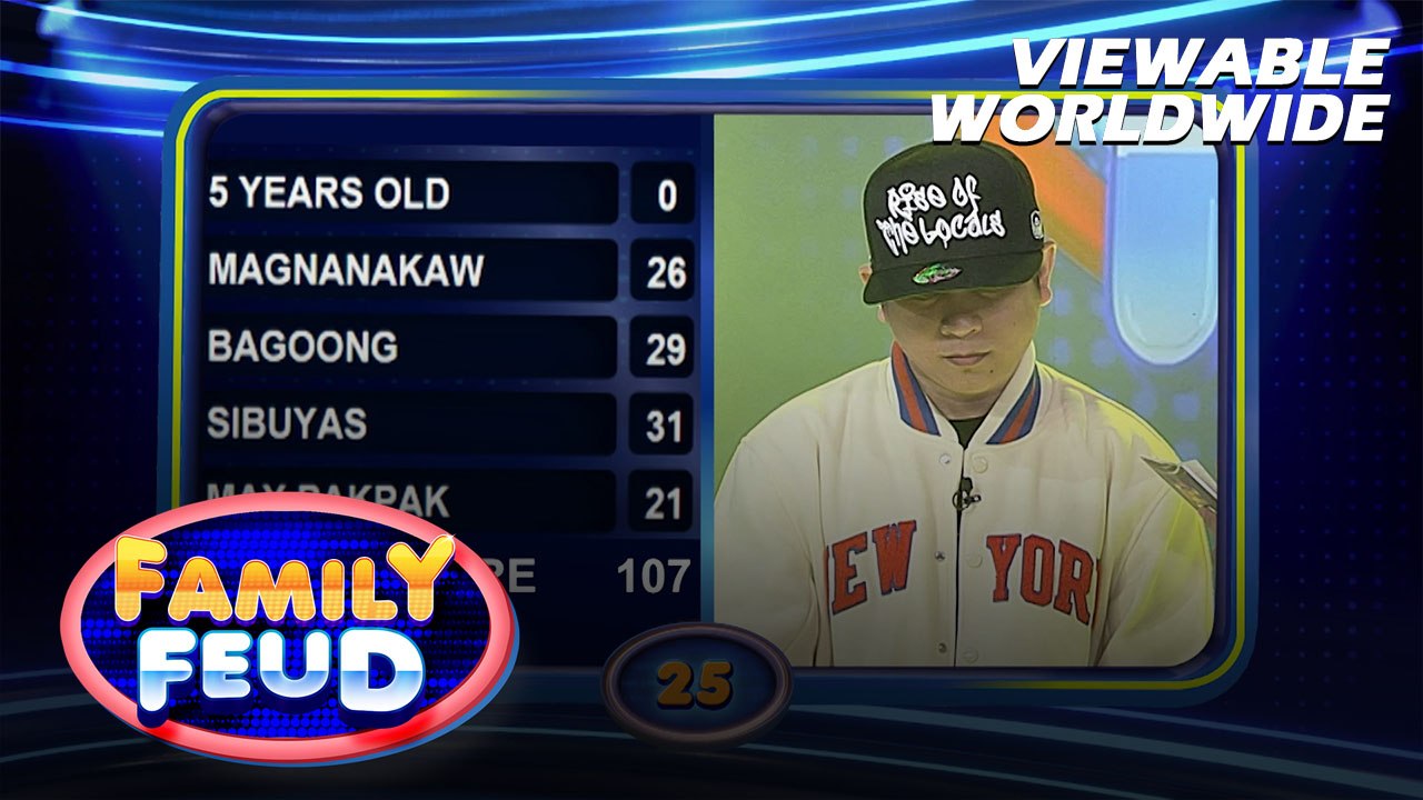 Family Feud: RAP STREET, SUMALANG SA FAST MONEY ROUND (Episode 344)