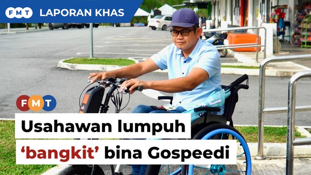 Perniagaan hampir muflis, usahawan lumpuh ‘bangkit’ mulakan Gospeedi